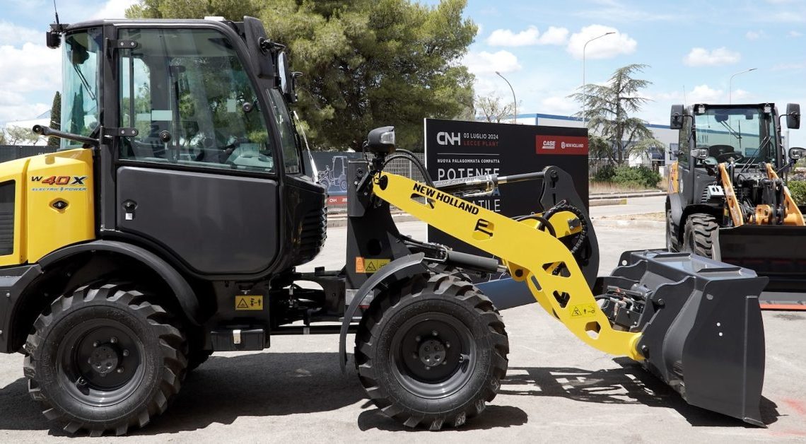 CNH Unveils All-Electric Compact Wheel Loader Production Line