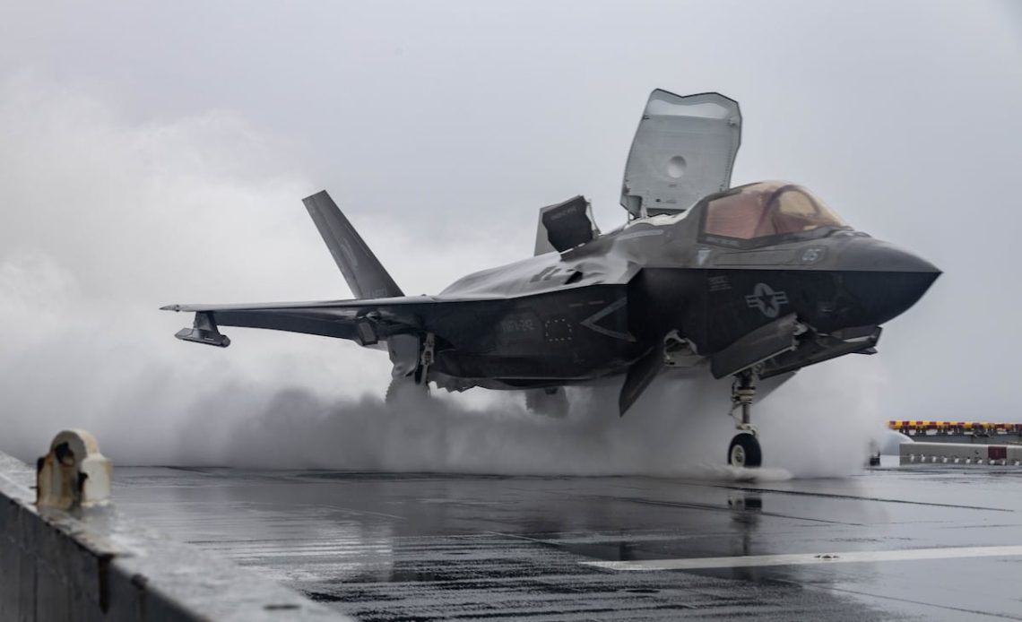 Marine Corps Pilot Fired After F-35B Mishap