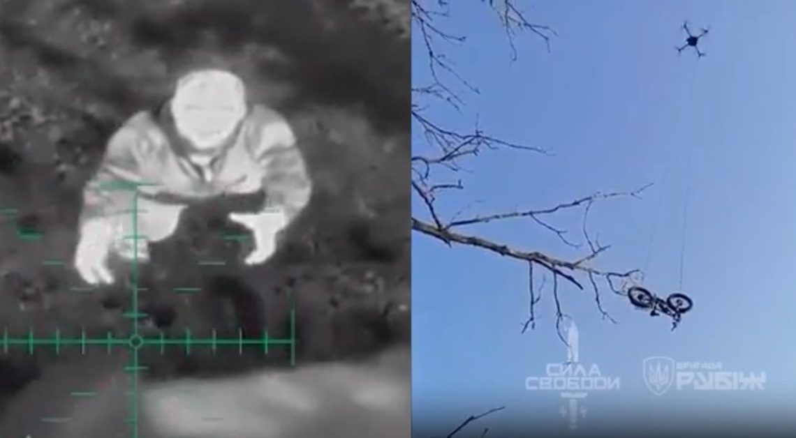Ukrainian Soldier's Incredible Drone Escape