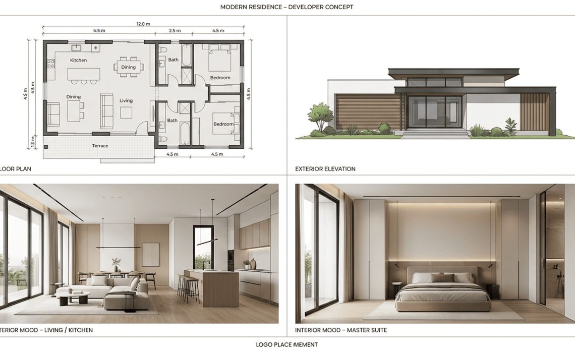 Interior plus exterior ecosystem board