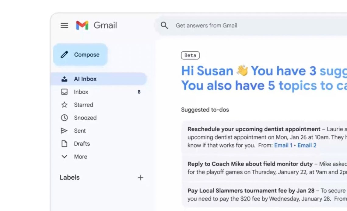 Gmail Gets AI Inbox on Android & iOS With Smarter Sorting